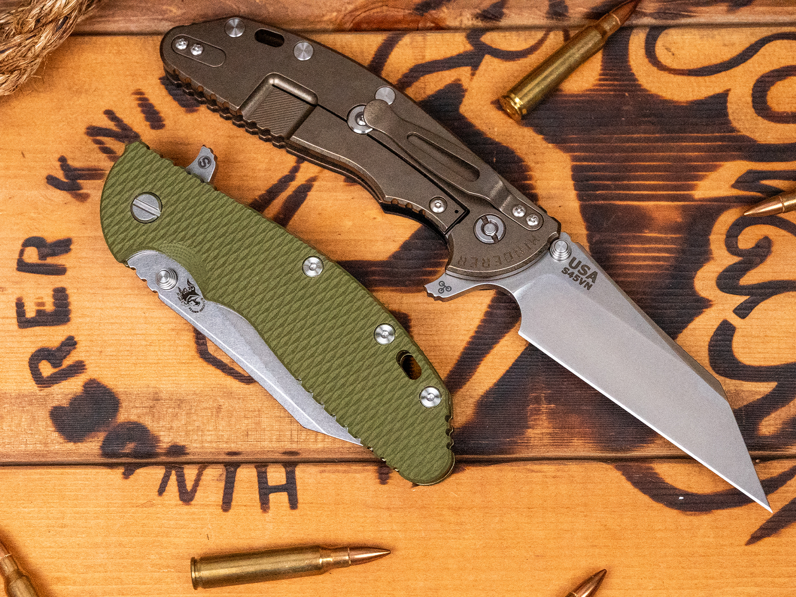 XM-24 Wharncliffe Skinny-S45VN-Stonewash Bronze-G10 XM-24 Wharncliffe Skinny-S45VN-Stonewash Bronze-G10