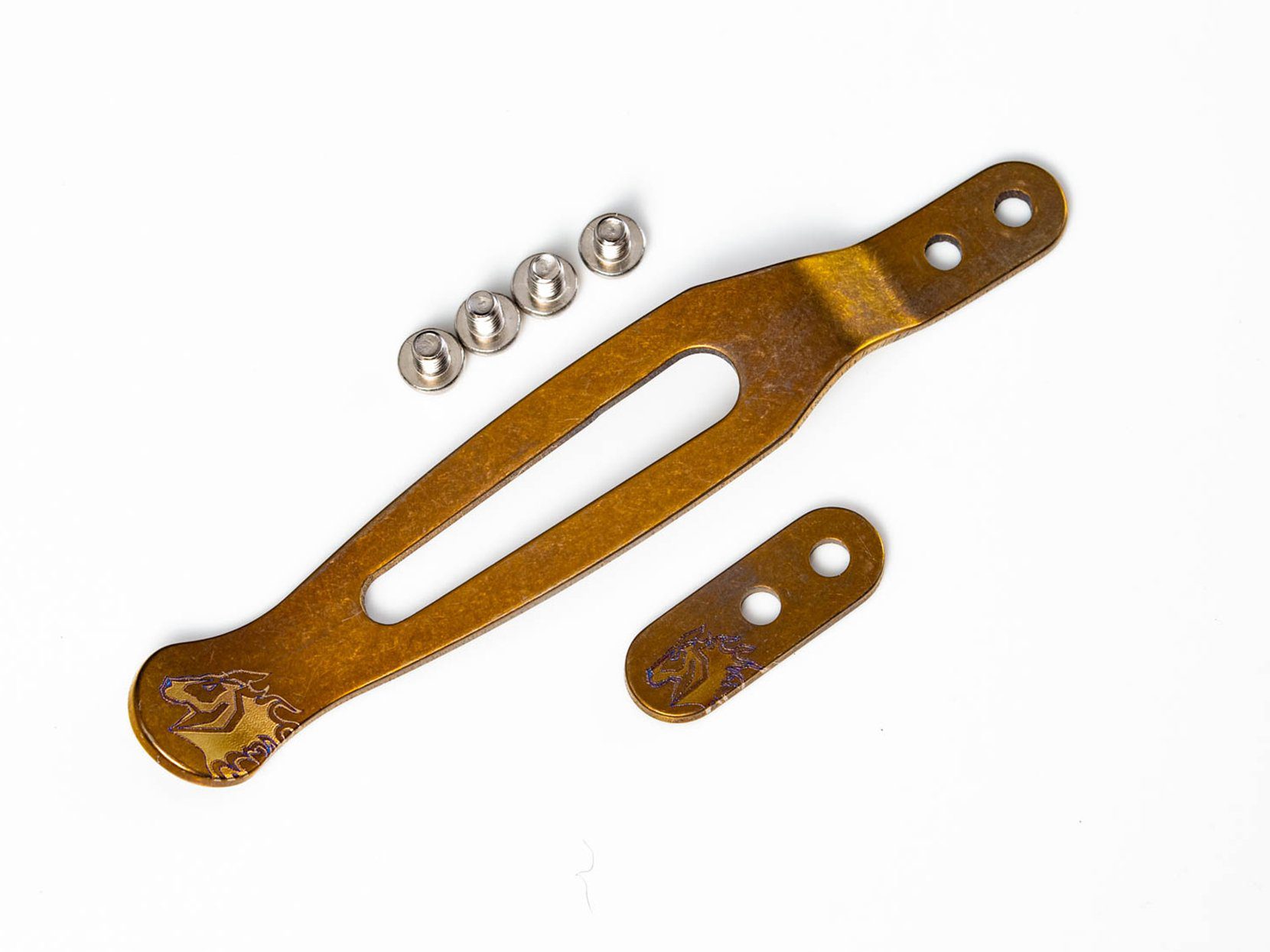 Horse Logo-Stonewash Bronze-Clip and Tab Horse Logo-Stonewash Bronze-Clip and Tab