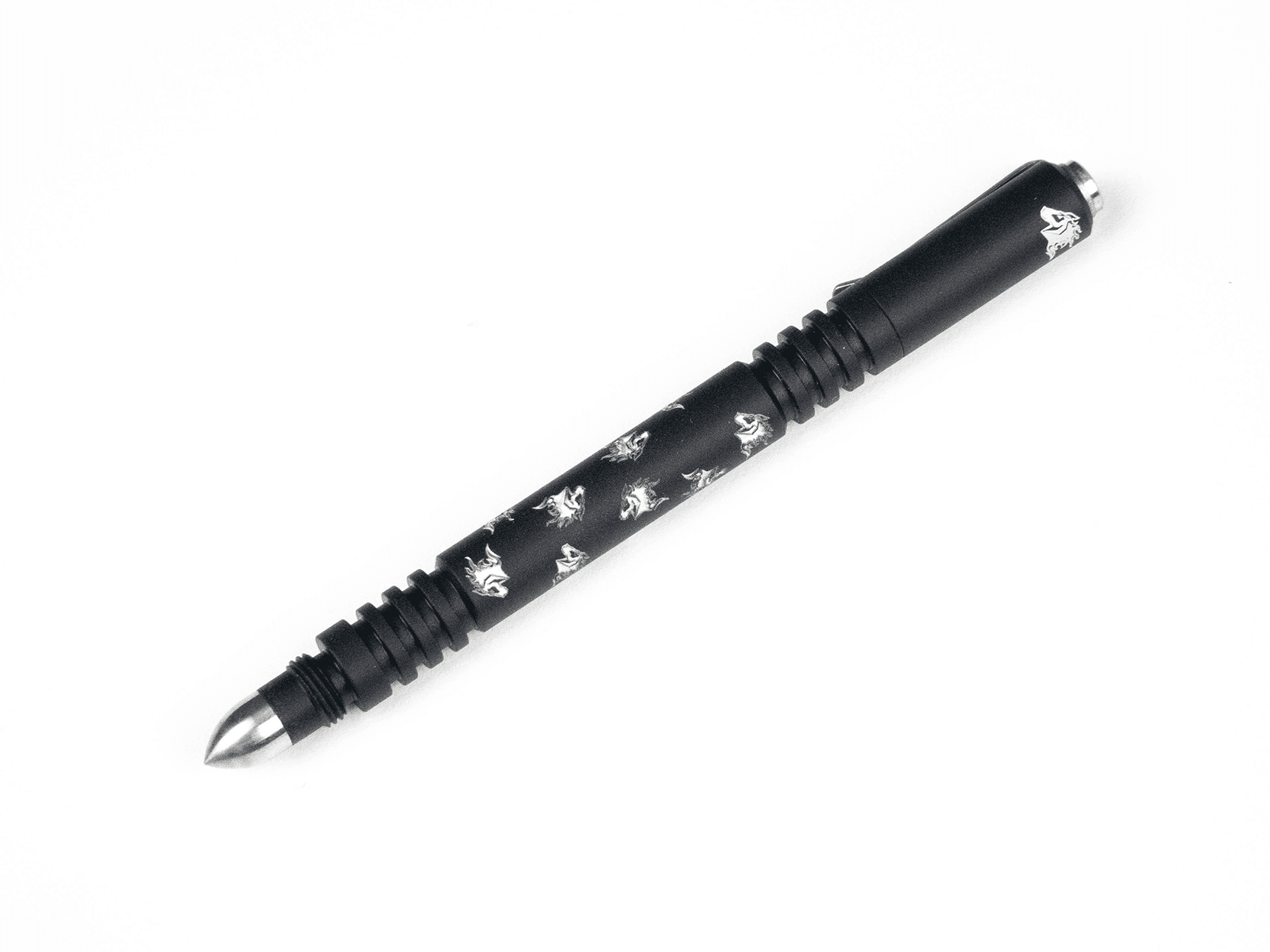 Investigator Pen-Chaos Horse Logo-Aluminum Matte Black Investigator Pen-Chaos Horse Logo-Aluminum Matte Black