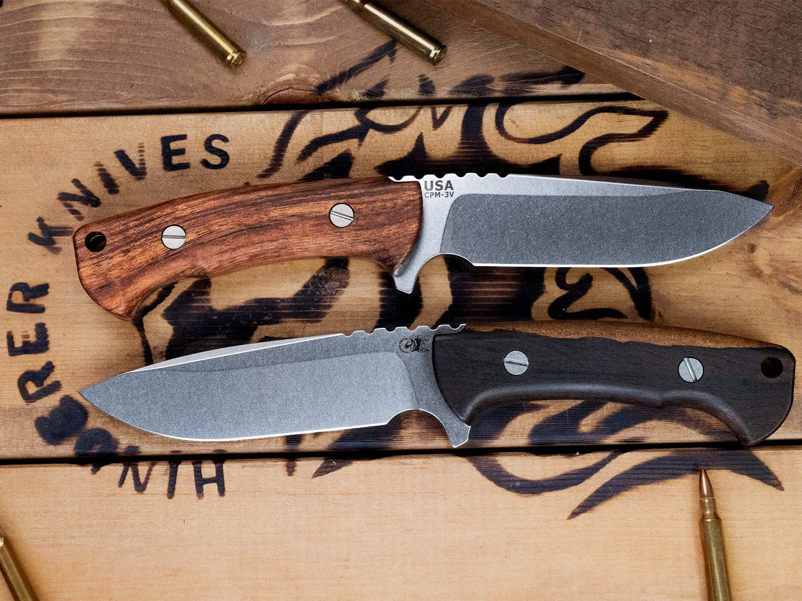 ExpProductCell_The Ranch-Spearpoint-Stonewash-CPM 3V-Wood Handles ExpProductCell_The Ranch-Spearpoint-Stonewash-CPM 3V-Wood Handles