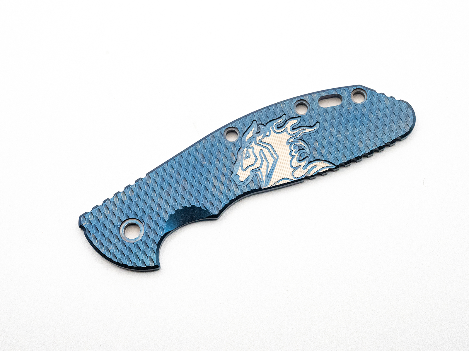 ExpProductCell_XM-24-Titanium Scale-Textured-Milled Horse Head Logo-Stonewash Blue-Blue/Silver