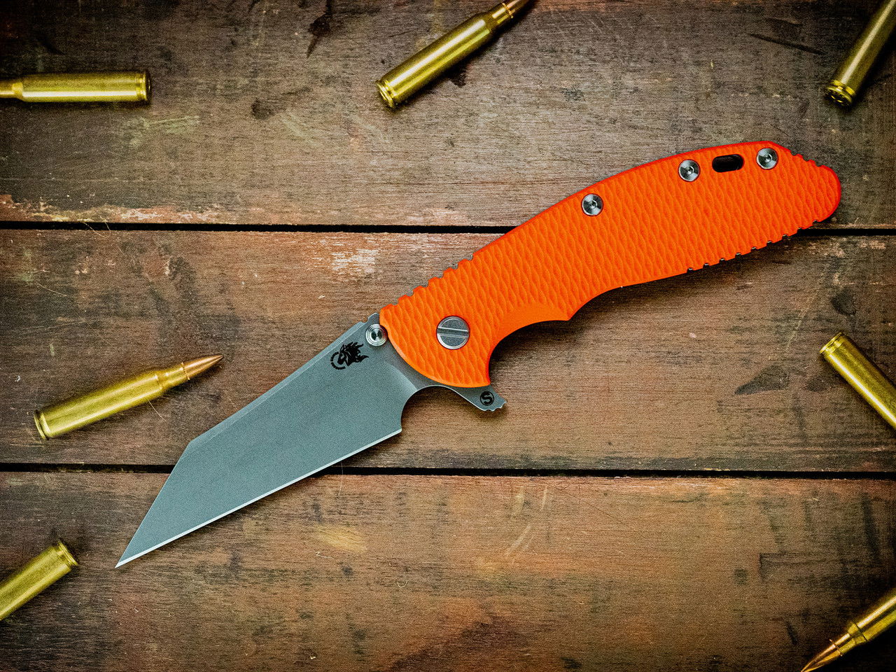 XM-24 Wharncliffe Skinny-S45VN-Battle Blue-G10