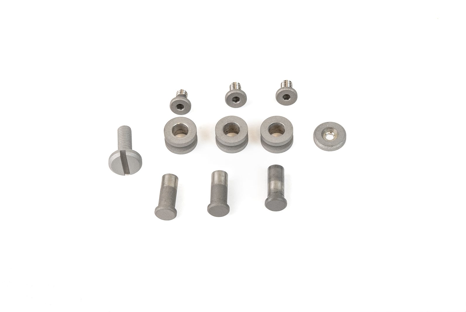 XM-24 4.0" Complete Hardware Kit-Titanium-Working Finish XM-24 4.0" Complete Hardware Kit-Titanium-Working Finish