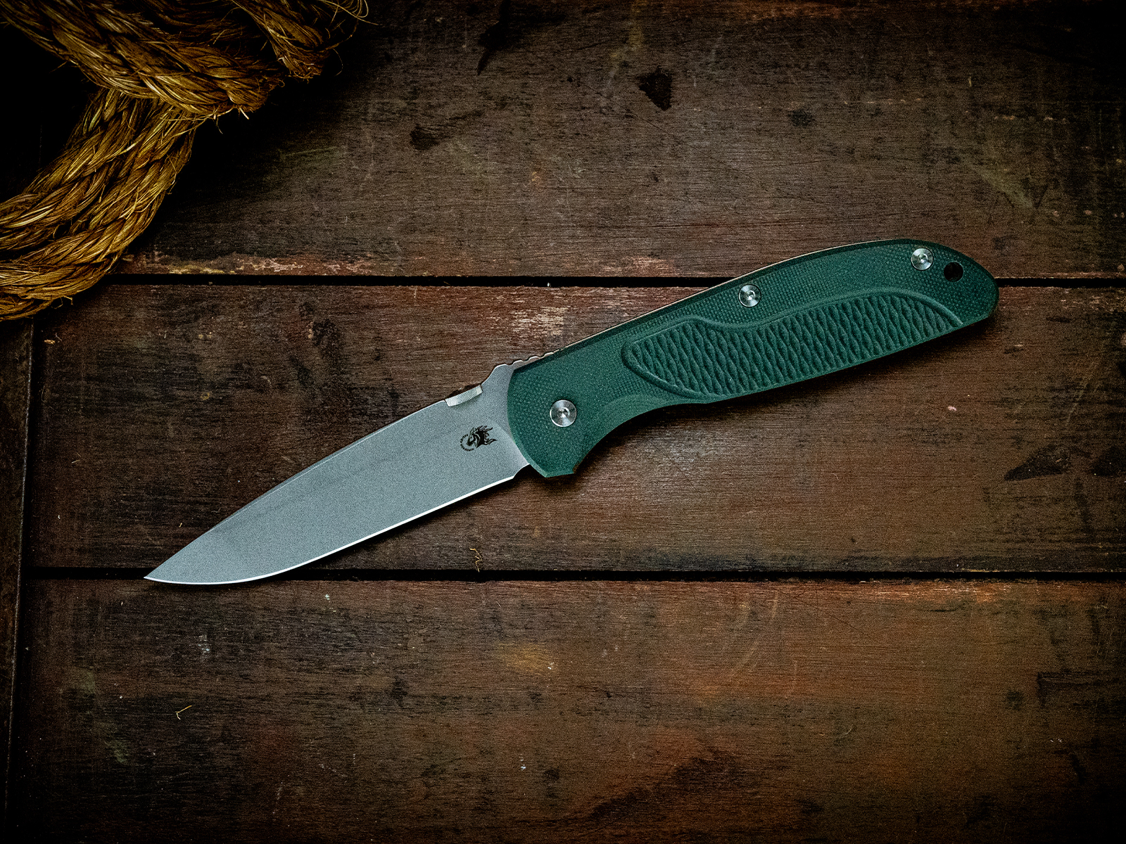 Firetac Spanto-20CV-Working Finish-Dark Green G10