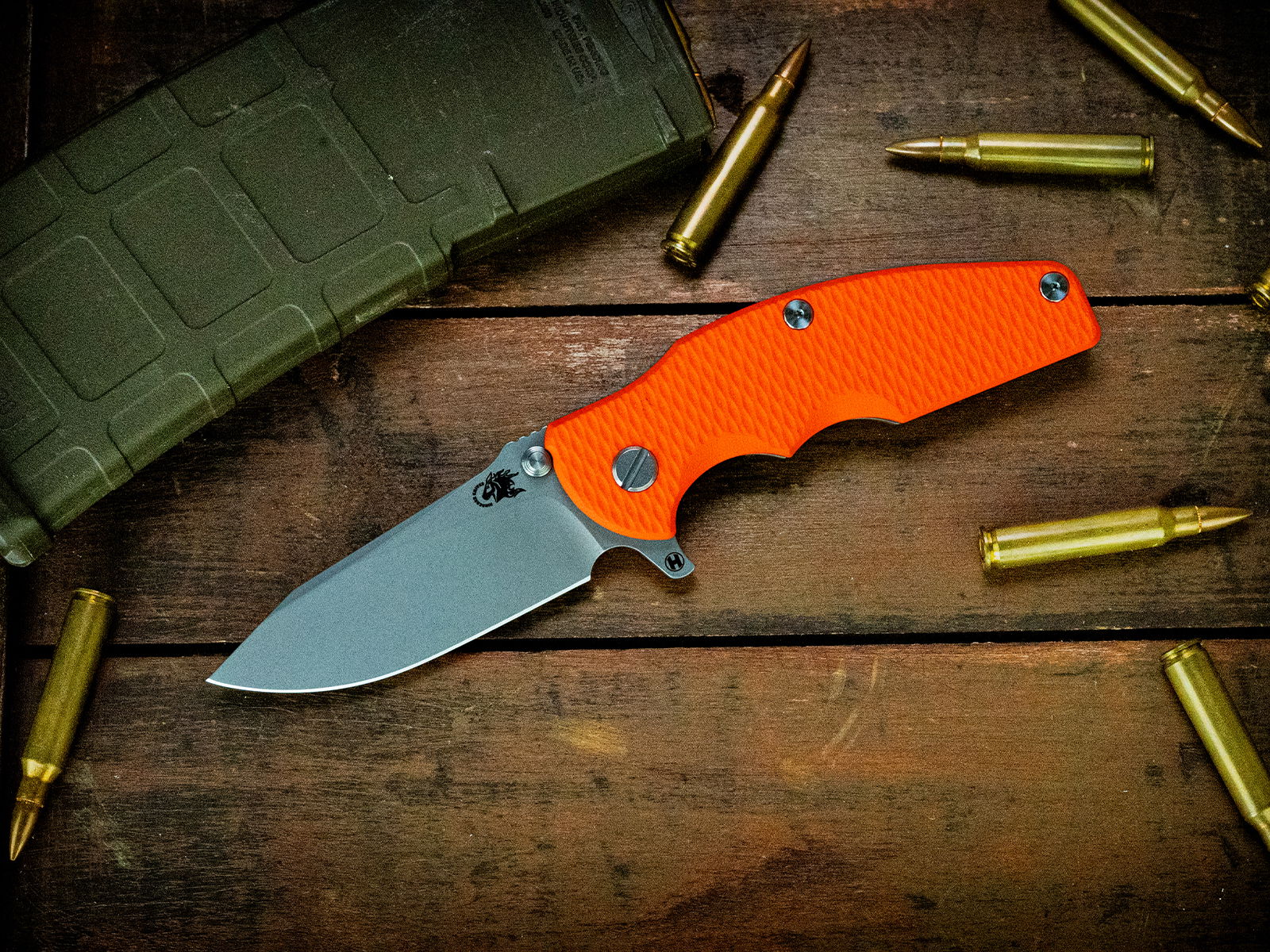 Jurassic-Slicer Hollow Ground-Magnacut-Battle Bronze-G10