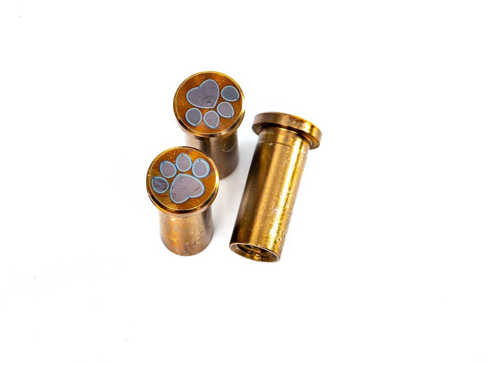XM-24 Handle Nut Set-Titanium-Bronze/Silver Paws XM-24 Handle Nut Set-Titanium-Bronze/Silver Paws