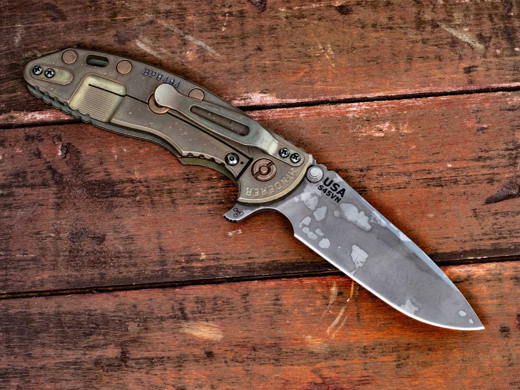 XM-18 3.5" Spearpoint-S45VN-Battle Field Pickup-BPU494-OD Green-Black G10 XM-18 3.5" Spearpoint-S45VN-Battle Field Pickup-BPU494-OD Green-Black G10