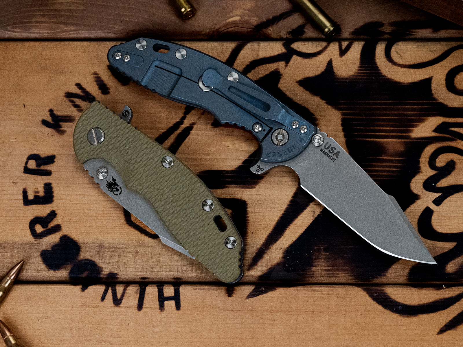 XM-18 3.5" Skinny Harpoon Spanto-Magnacut-Battle Blue-G10 XM-18 3.5" Skinny Harpoon Spanto-Magnacut-Battle Blue-G10