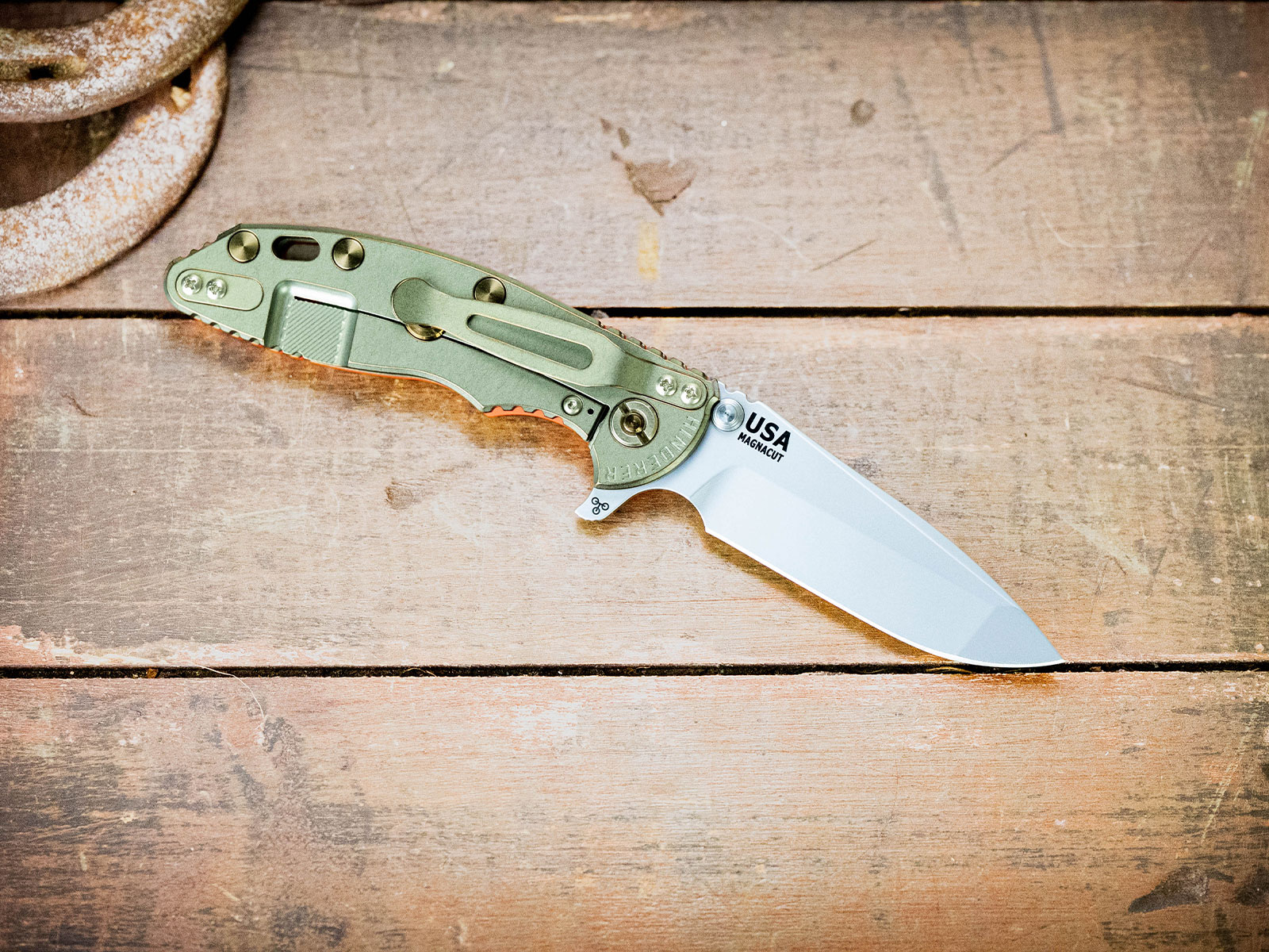 ExpProductCell_XM-18 3.25" Spanto-Magnacut-Bead Blast-Special Finish-Orange G10-Ti Hardware ExpProductCell_XM-18 3.25" Spanto-Magnacut-Bead Blast-Special Finish-Orange G10-Ti Hardware
