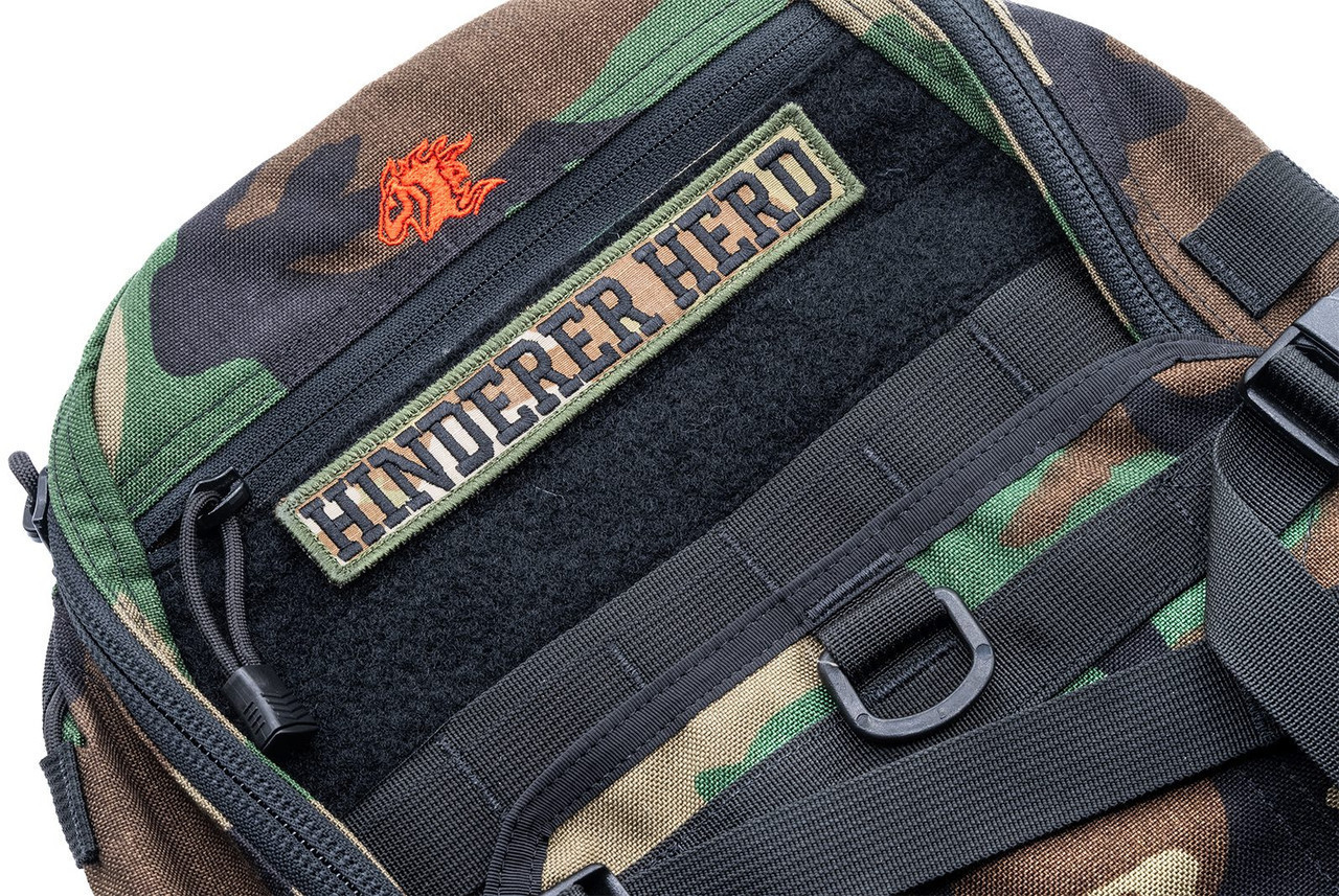 ExpProductCell_Hinderer Herd 6x1 Velcro Patch - Camo Backing