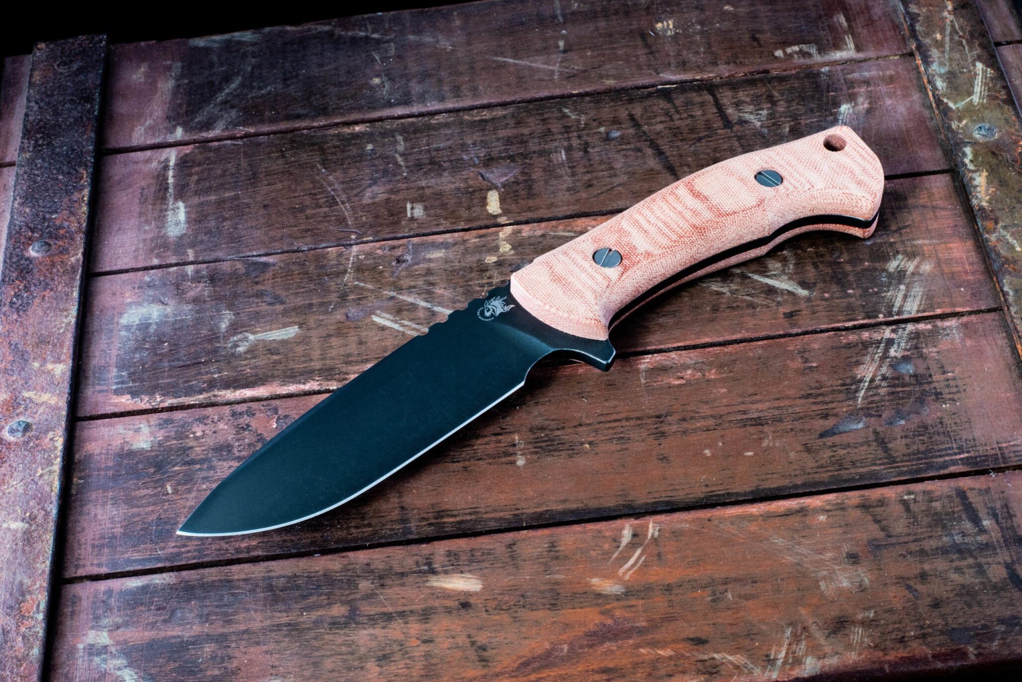 The Ranch Drop Point -DLC Battle Black- Red Micarta The Ranch Drop Point -DLC Battle Black- Red Micarta