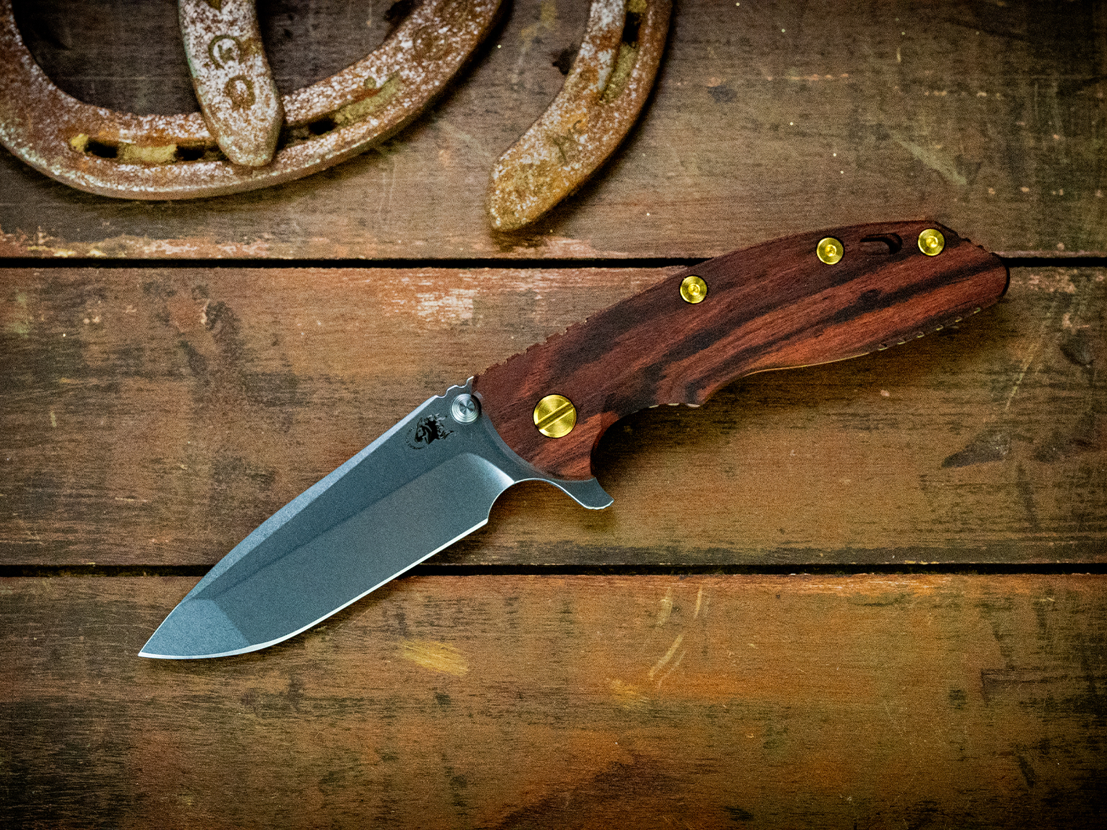 ExpProductCell_XM-18 3.5" Spanto-S45VN-Stonewash Blade-Purple/Gold-Kingwood-Brass Hardware