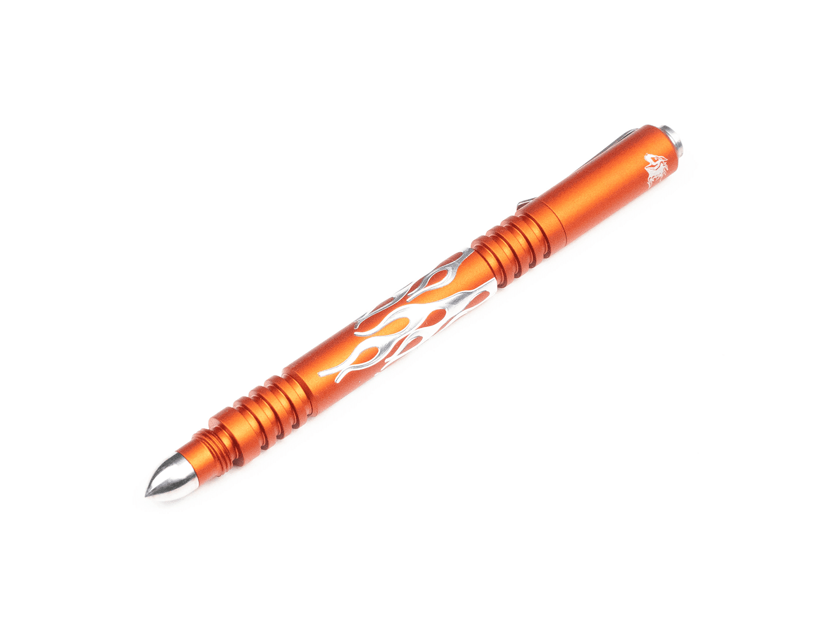 Investigator Pen-Flames-Aluminum Matte Orange Investigator Pen-Flames-Aluminum Matte Orange