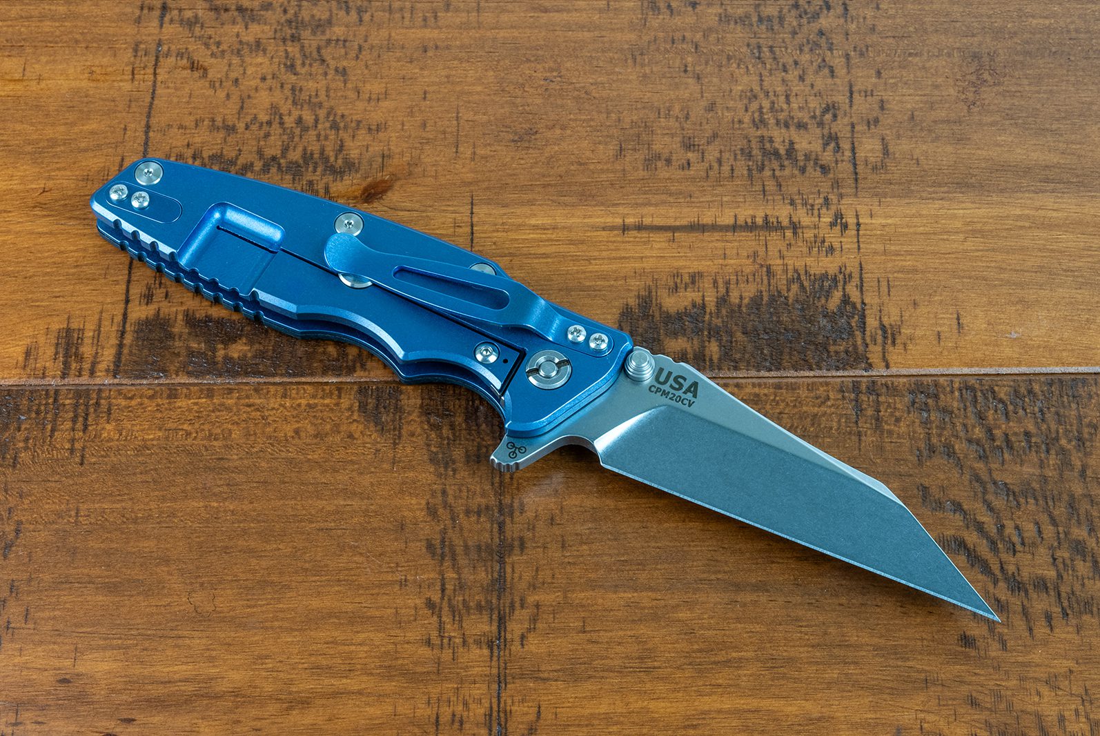 Eklipse-Wharncliffe-CPM20CV-Stonewash Blue-Black G10 Eklipse-Wharncliffe-CPM20CV-Stonewash Blue-Black G10