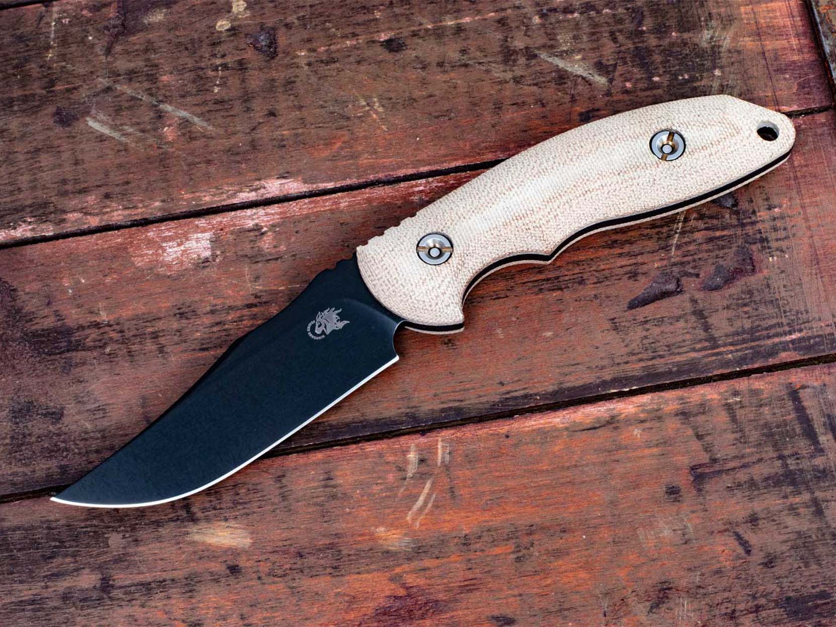 ExpProductCell_The Emmett-01 Tool Steel Series-Black Parkarized-Natural Micarta-Reserve Line