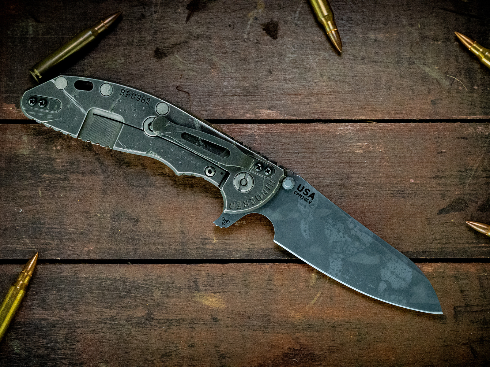 XM-24 Sheepsfoot-CPM20CV-BPU982 Battle Black-OD Green G10 XM-24 Sheepsfoot-CPM20CV-BPU982 Battle Black-OD Green G10