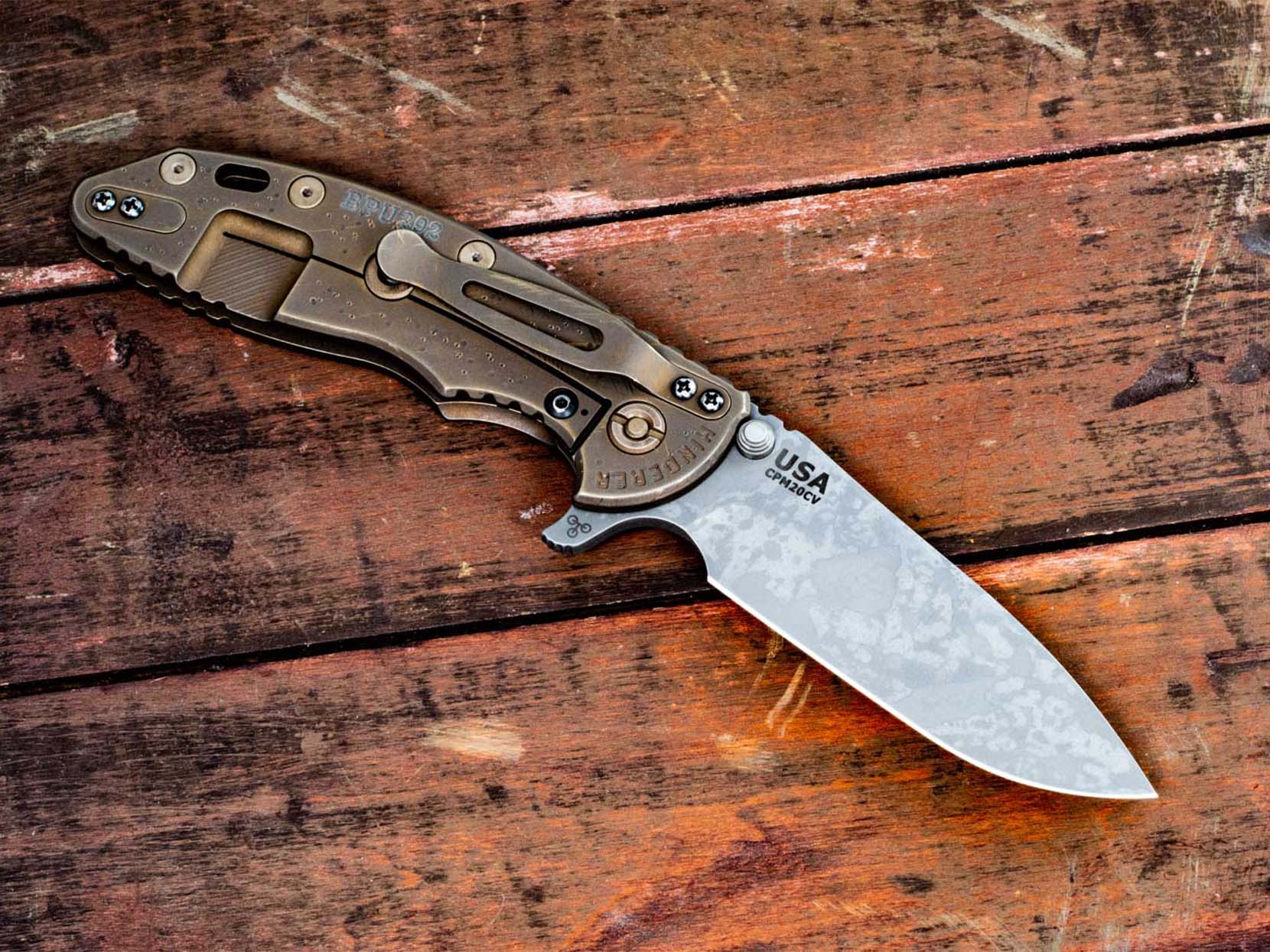 XM-18 3.5"-Slicer-Battle Field Pickup-BPU292-Titanium Handle XM-18 3.5"-Slicer-Battle Field Pickup-BPU292-Titanium Handle