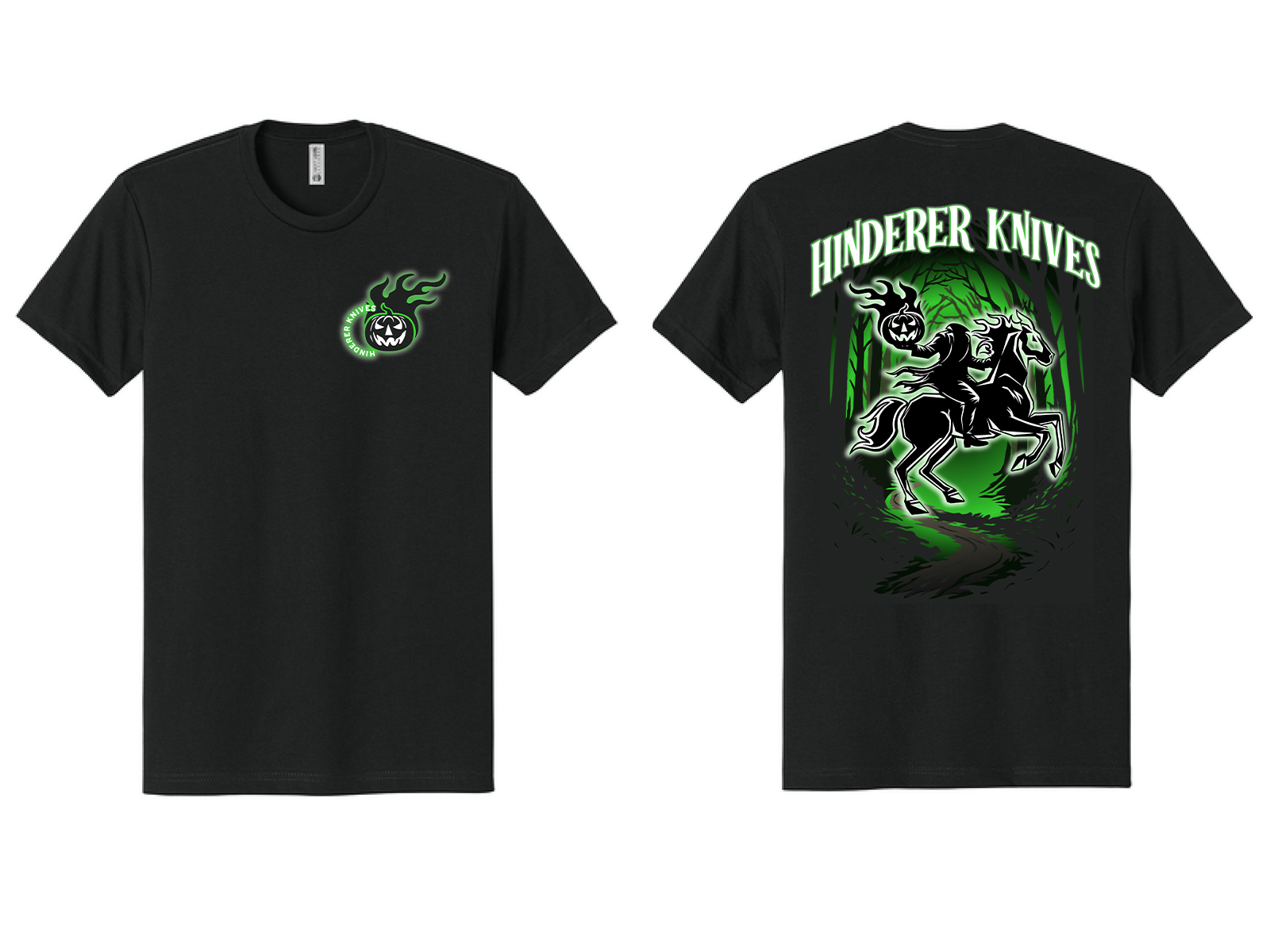 ExpProductCell_Hinderer Halloween - Headless Horseman - Black T-Shirt - Pre-Order