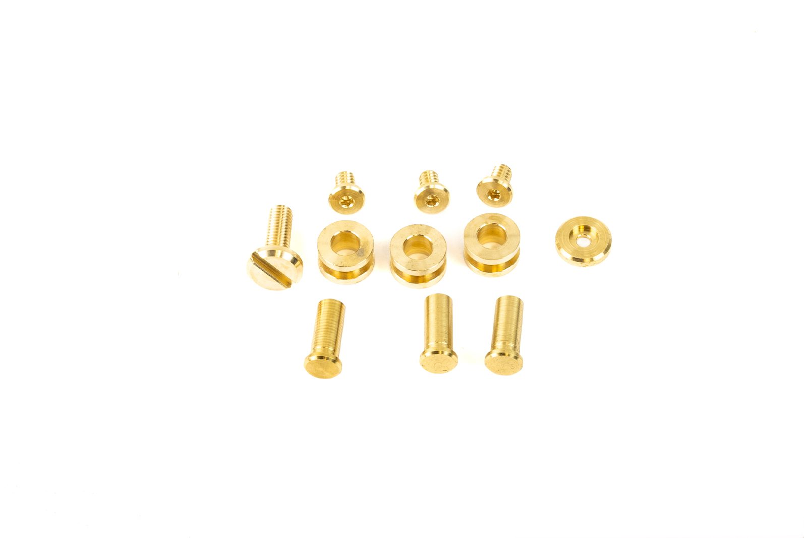 XM-24 4.0" Complete Hardware Kit-Brass XM-24 4.0" Complete Hardware Kit-Brass