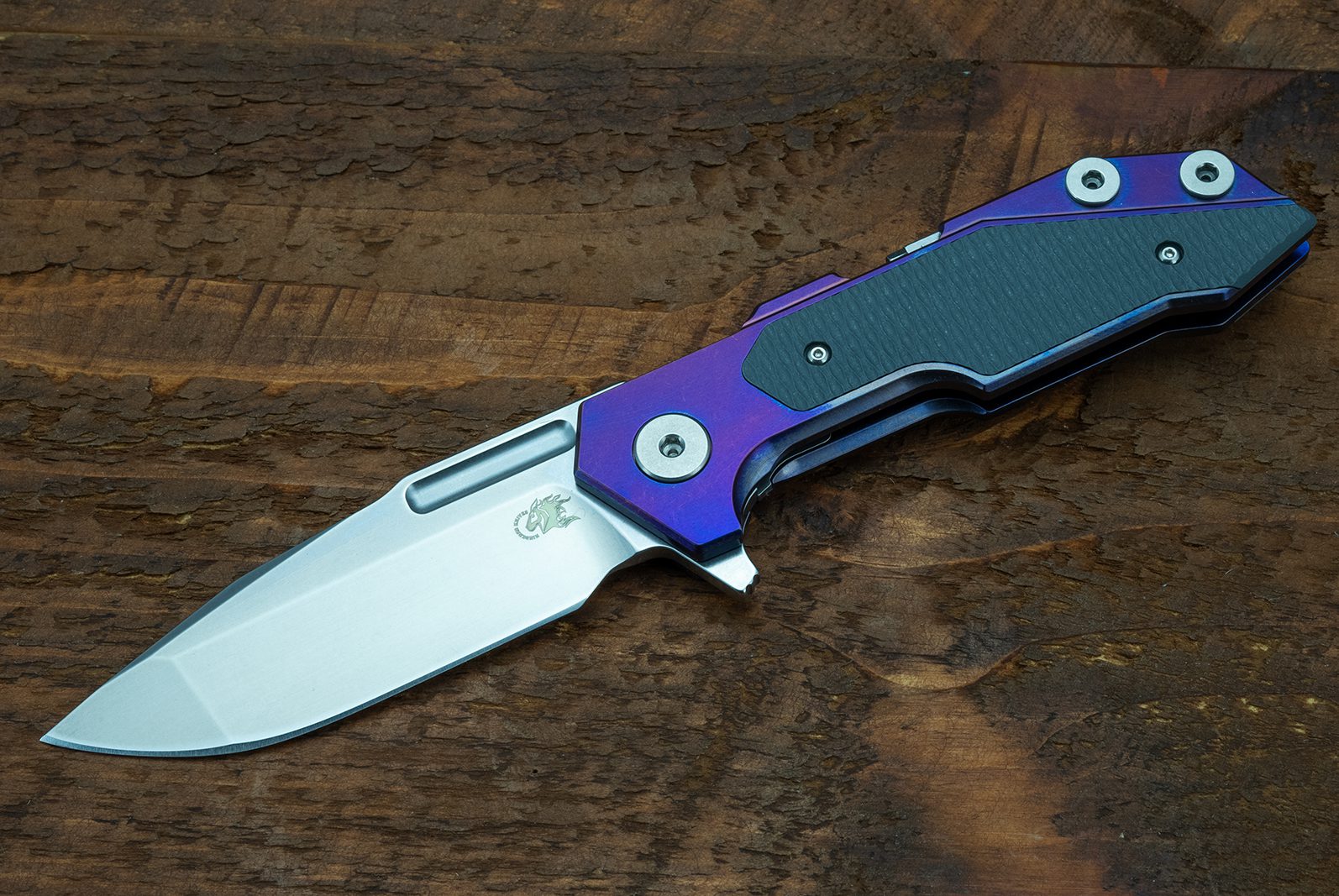 Full Track-Spanto-S45VN-Stonewash Purple/Bronze-Grey G10 Full Track-Spanto-S45VN-Stonewash Purple/Bronze-Grey G10