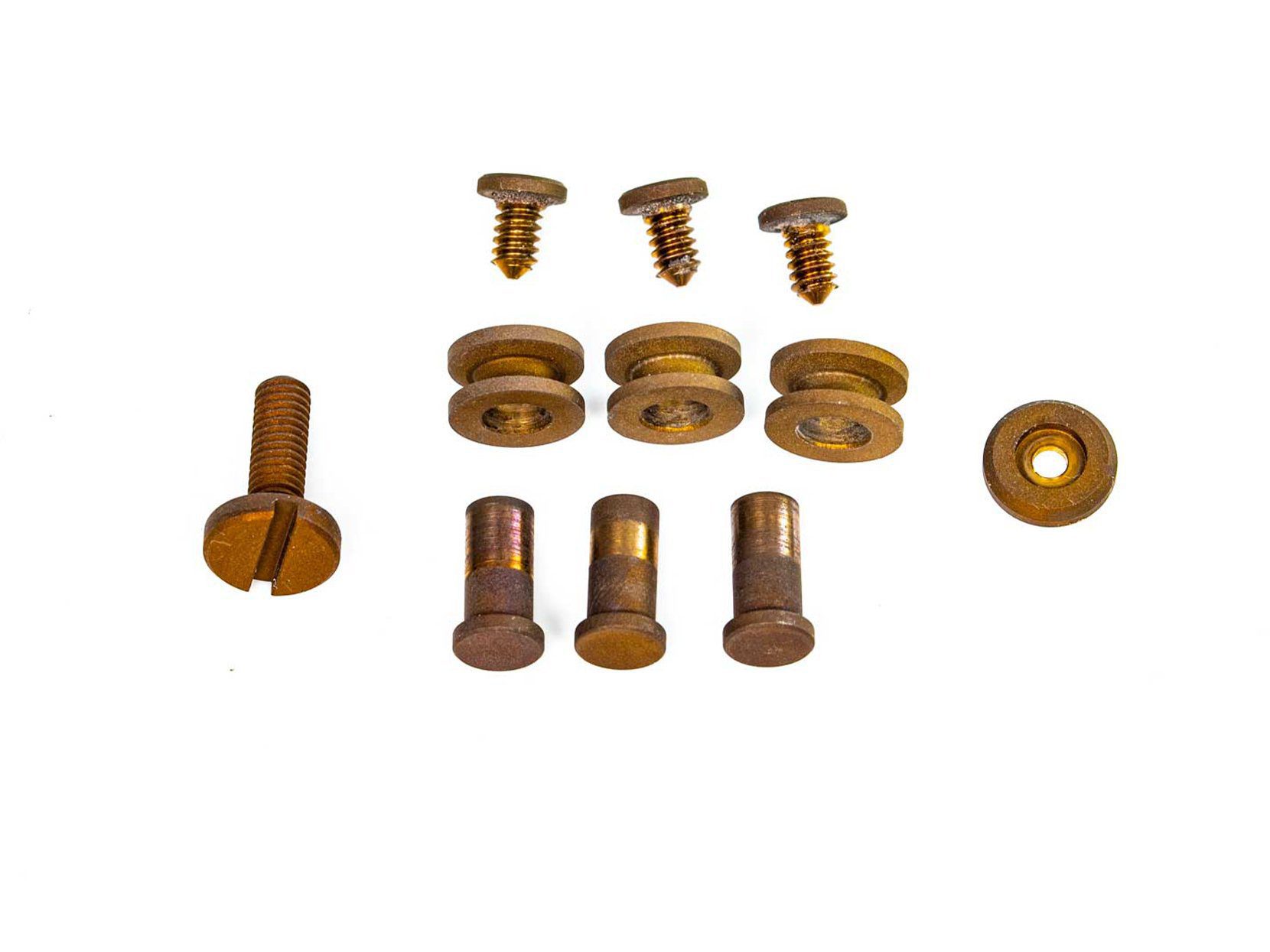 XM-18 3.5" Complete Hardware Kit-Titanium-Battle Bronze