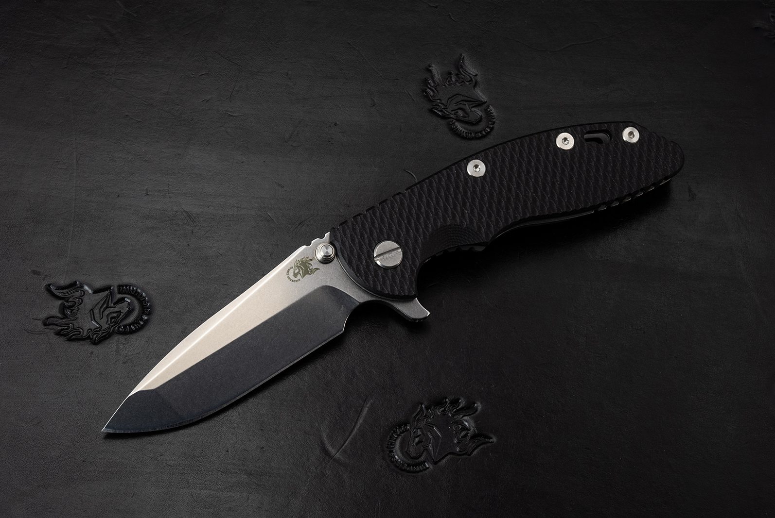 XM-18 3.5" Spanto-Stonewash Blade-Working Finish Lockside-Black G10 XM-18 3.5" Spanto-Stonewash Blade-Working Finish Lockside-Black G10