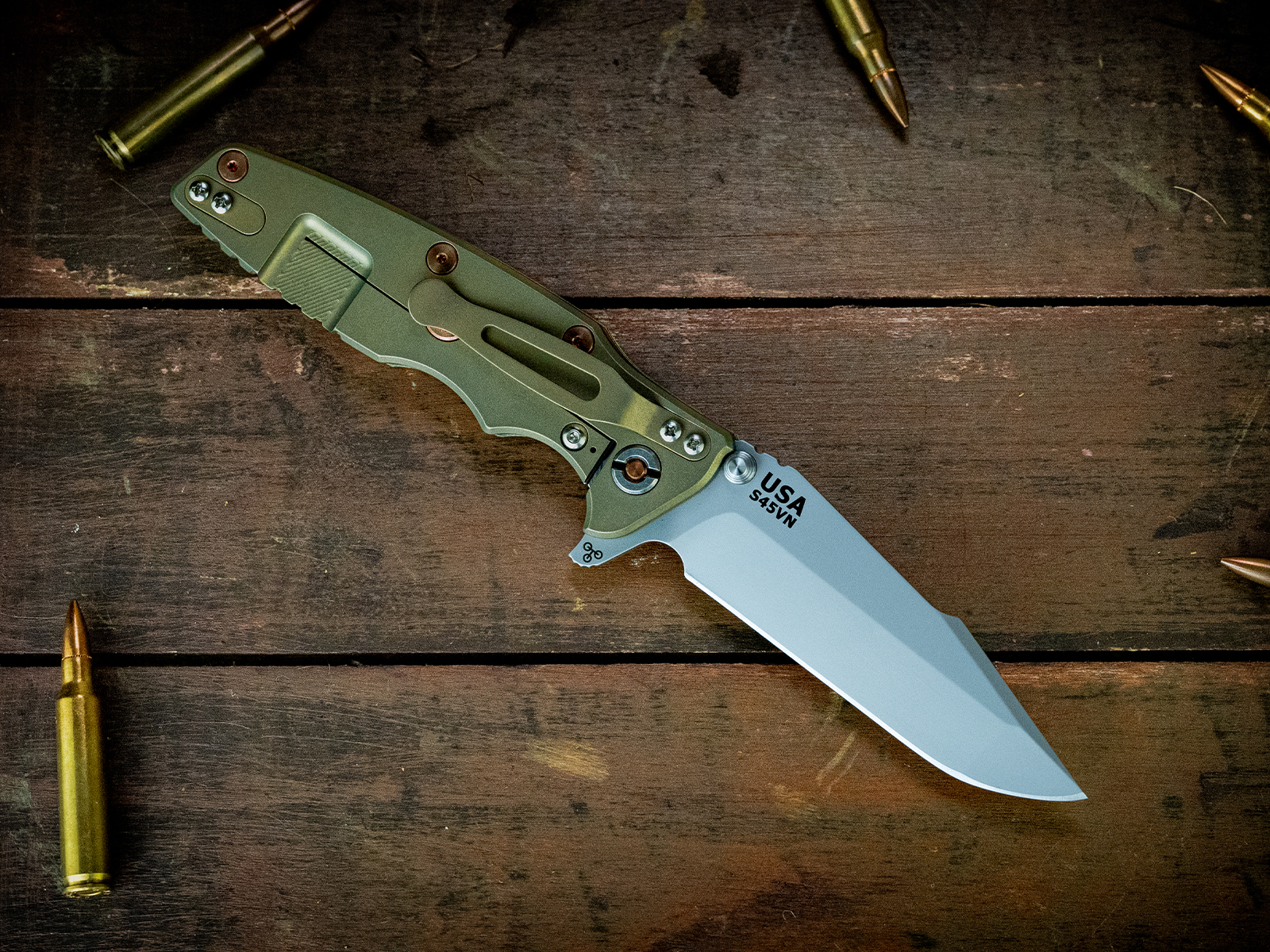 ExpProductCell_Eklipse-S45VN-Harpoon Spanto-Bead Blast Gold-Textured Natural Micarta-Copper Hardware