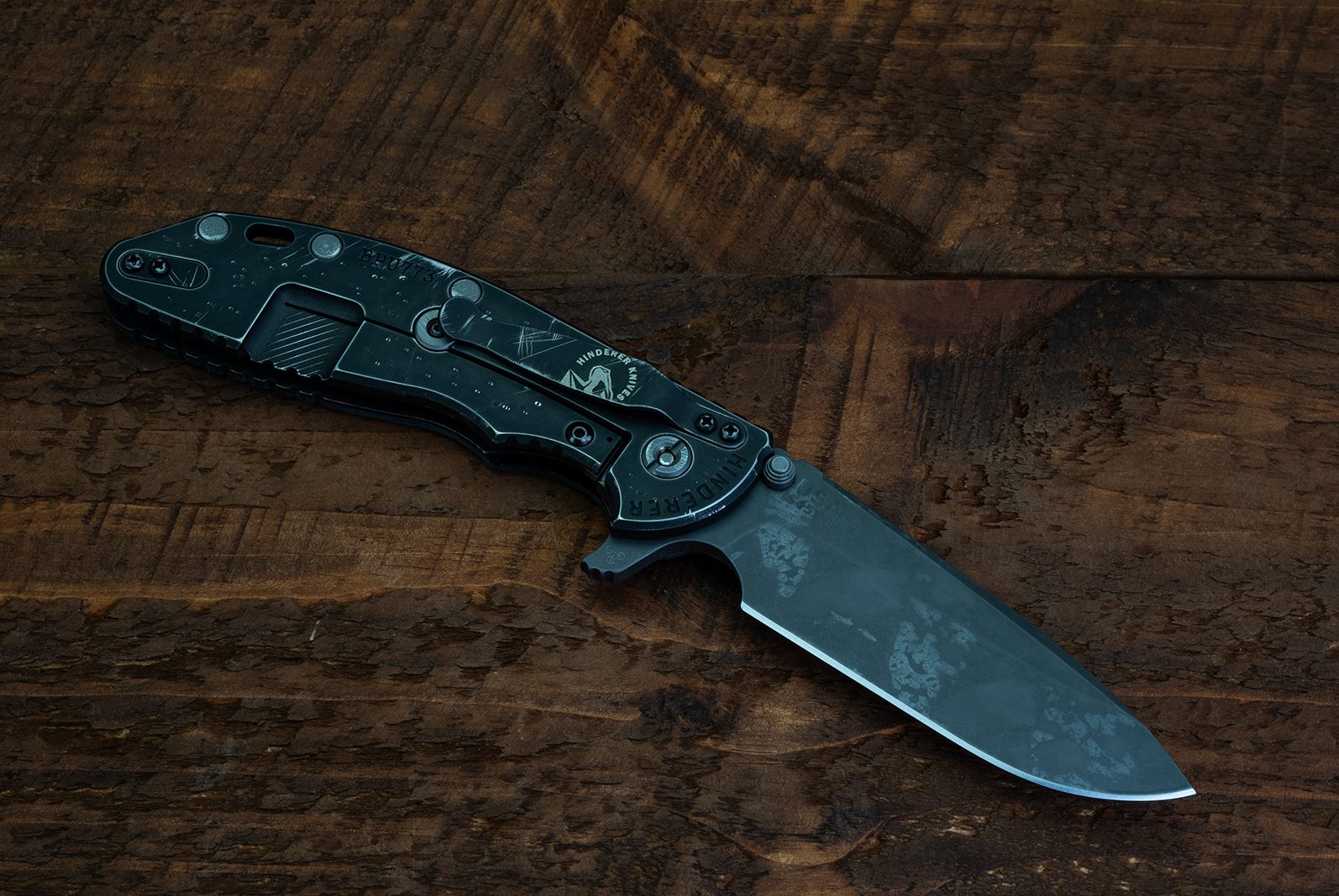 XM-24 Spearpoint-S45VN-Battle Black BPU773-Textured Black Micarta