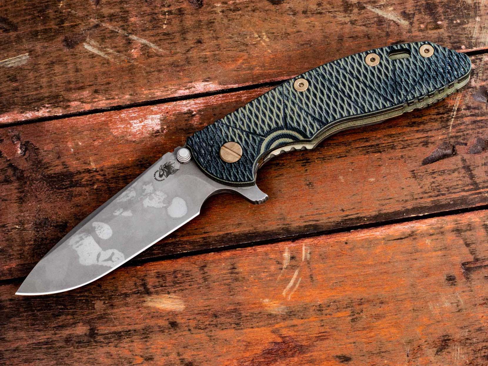 XM-18 3.5"-Spearpoint-Battle Field Pickup-BPU367-OD Green/Black G10 XM-18 3.5"-Spearpoint-Battle Field Pickup-BPU367-OD Green/Black G10