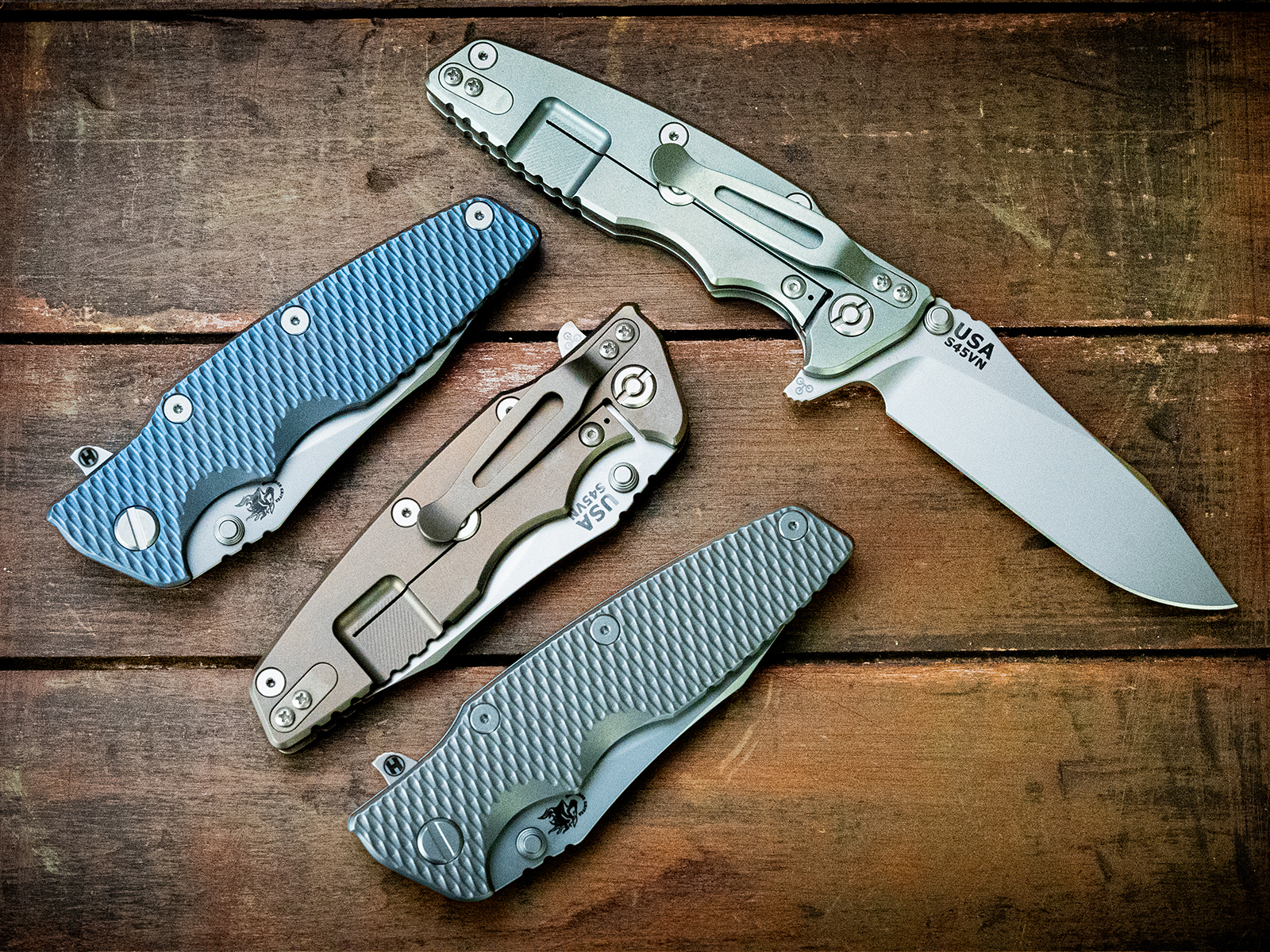 Eklipse-Slicer Hollow Ground-S45VN-Bead Blast-Full Titanium-Bead Blasted Hardware Eklipse-Slicer Hollow Ground-S45VN-Bead Blast-Full Titanium-Bead Blasted Hardware