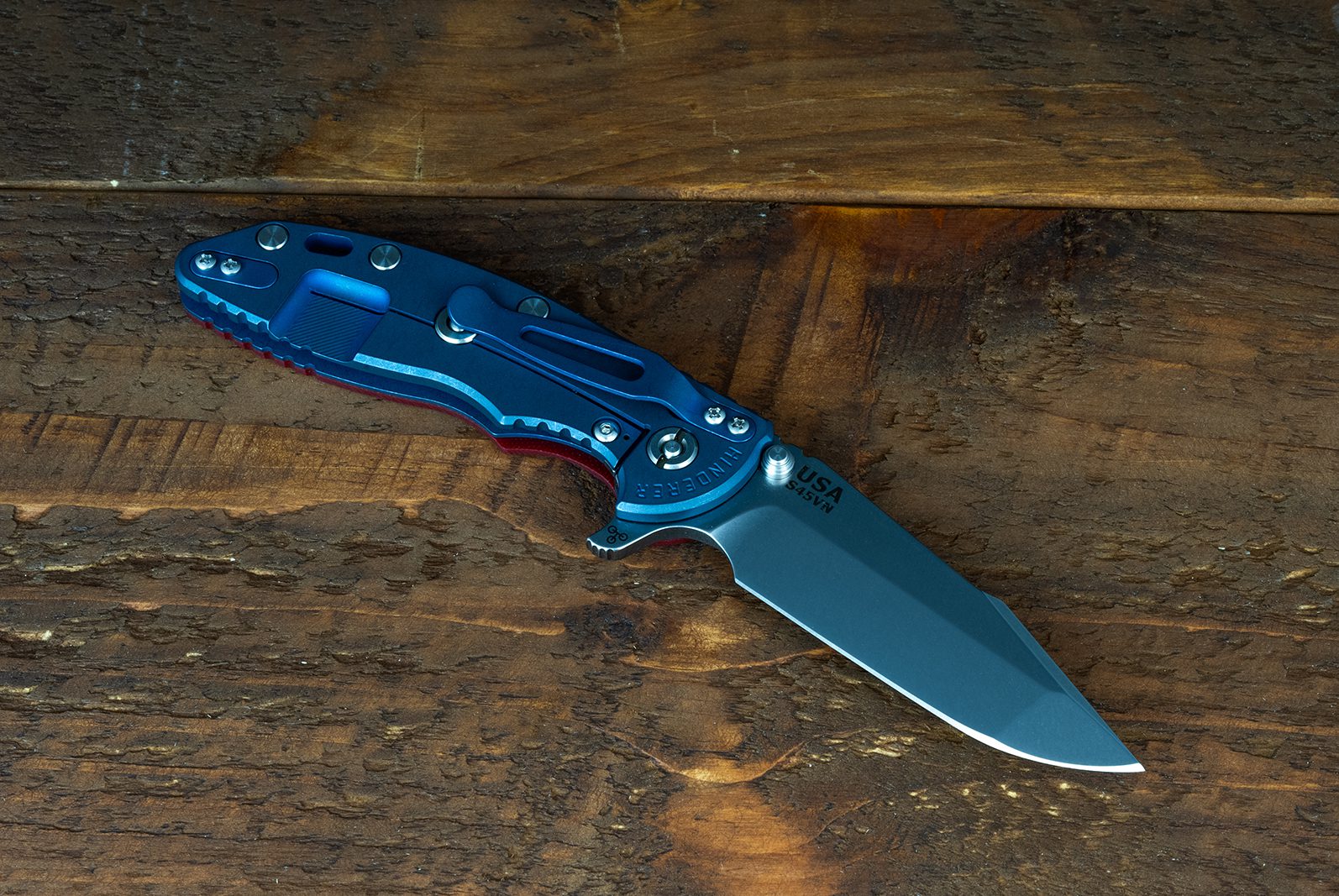 XM-18 3.5" Harpoon Spanto-S45VN-Stonewash Blade-Battle Blue-G10 XM-18 3.5" Harpoon Spanto-S45VN-Stonewash Blade-Battle Blue-G10