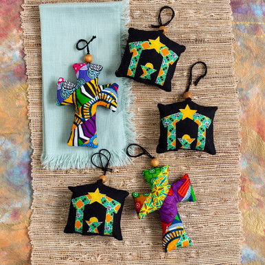 African Nativity Ornament