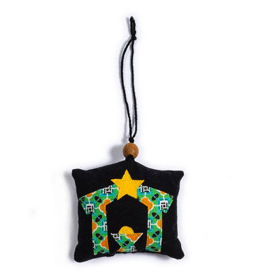 African Nativity Ornament