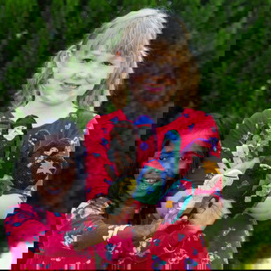 Kyrgyz Nativity Finger Puppets