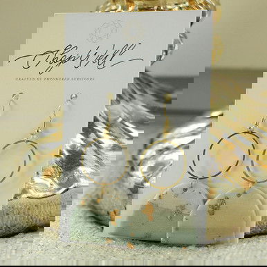 Abide Earrings—Teal