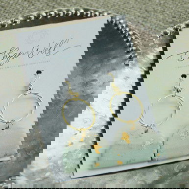 Abide Earrings—Teal