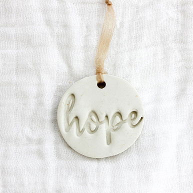 Hope, Joy, Noel Ornament Set