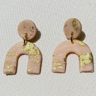 Mini Splendor Earrings—Golden Blush