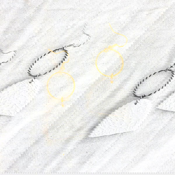 Abide Earrings—White