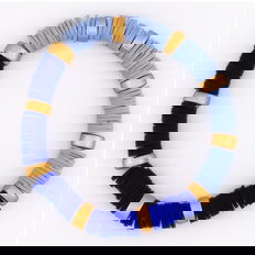 Heishi Bracelet—Blue