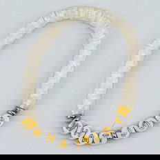 Heishi What Joy Bracelet—White