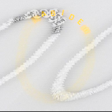 Heishi Abide Bracelet—White