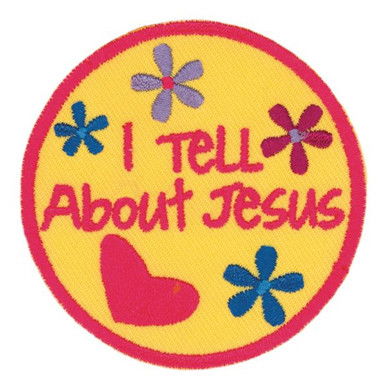 I Tell About Jesus Badge