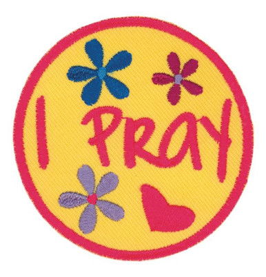 I Pray Badge