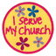 I Serve My Church Badge