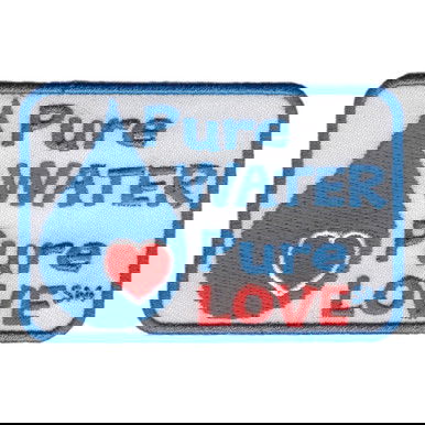 Pure Water, Pure Love Badge/Patch (PWPL)