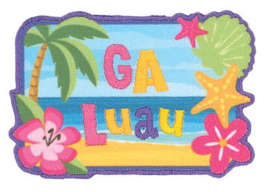 GA Luau Badge