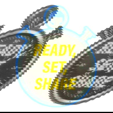 Ready, Set, Share! Badge/Patch