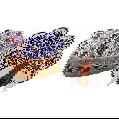 Joyful Home Ceramic Trivet (Assorted Colors)