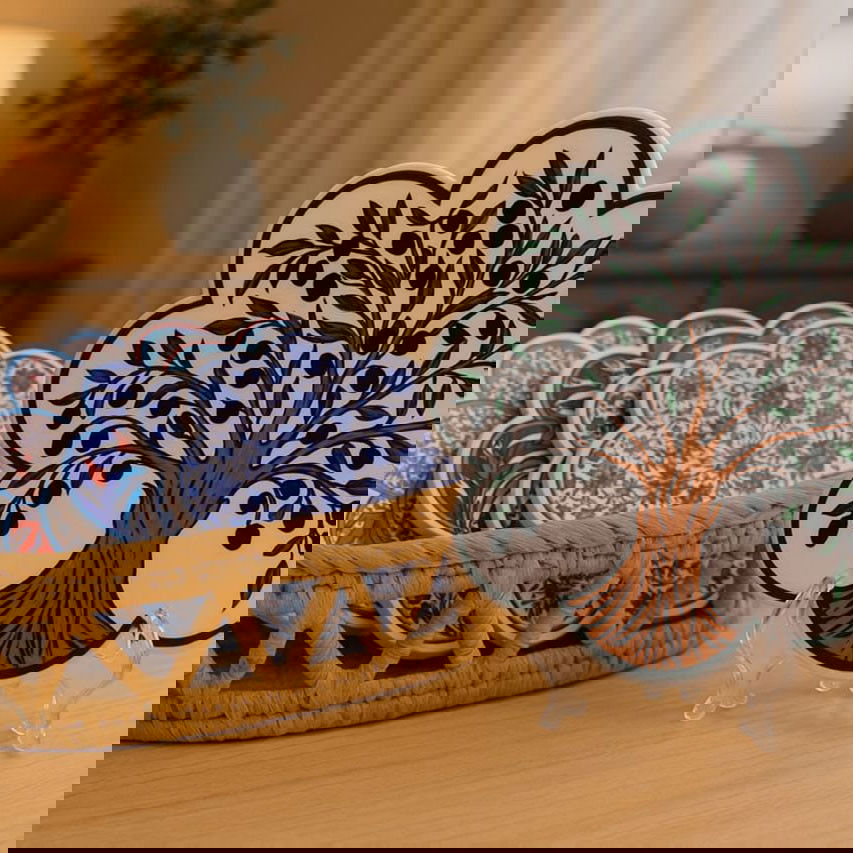 Joyful Home Ceramic Trivet (Assorted Colors)